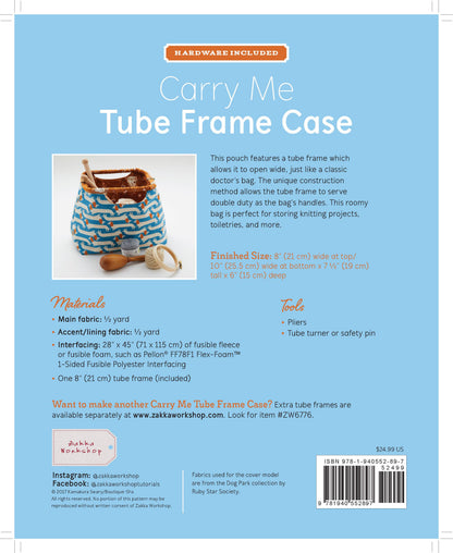 Carry Me Tube Frame Case Pattern & Hardware