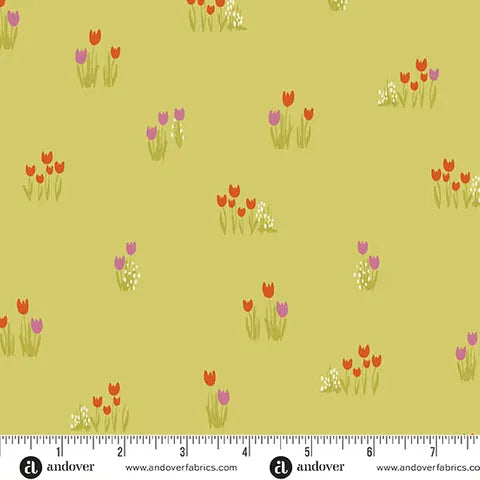 Celestial Garden Tulip Bulbs Vintage Green