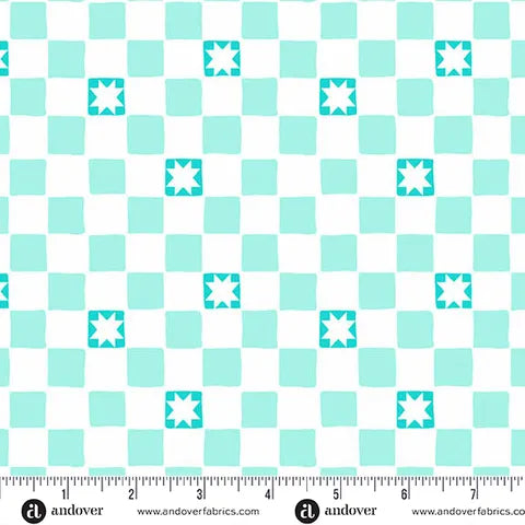 Color Pop Playground Twinkle Tiles Aqua