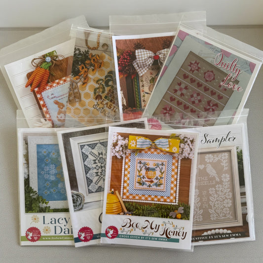 Cross Stitch Pattern Set of 8