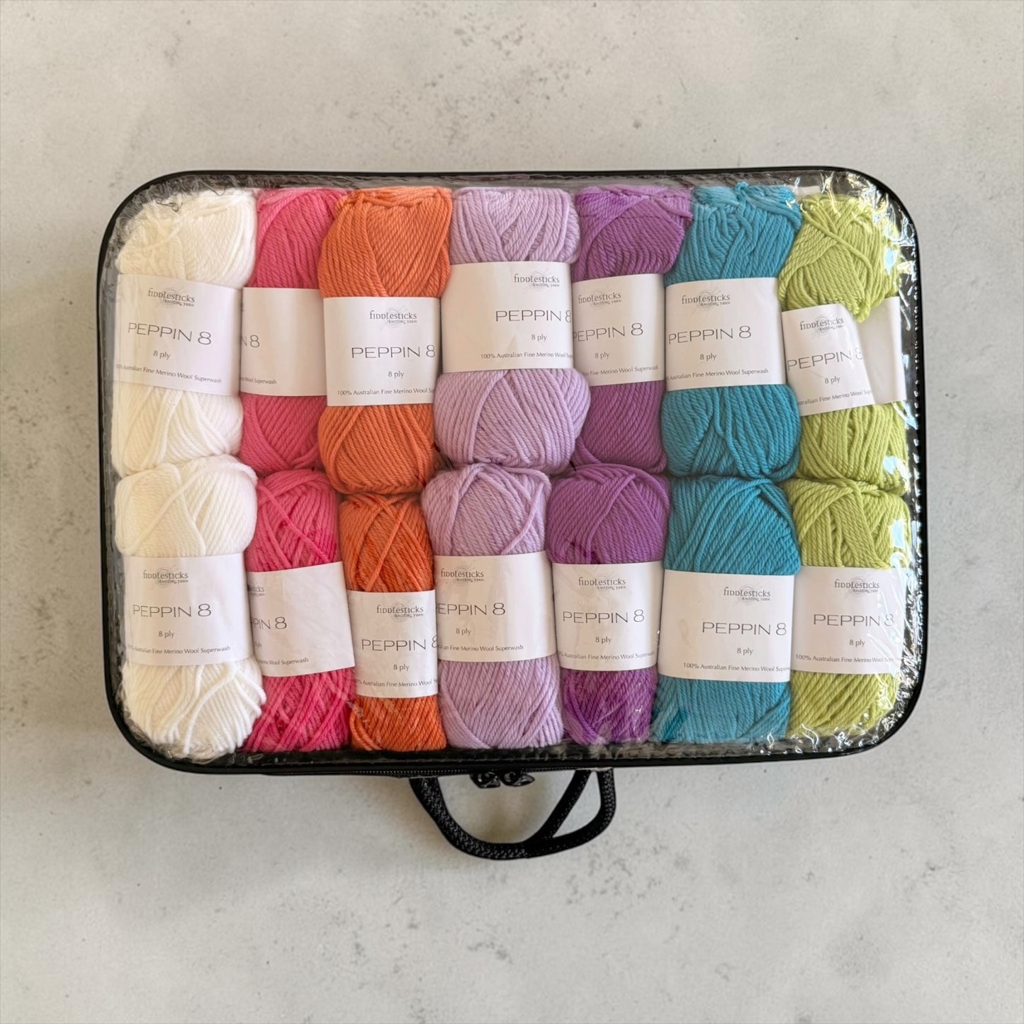 Watermelon Sugar Merino Wool Yarn Set