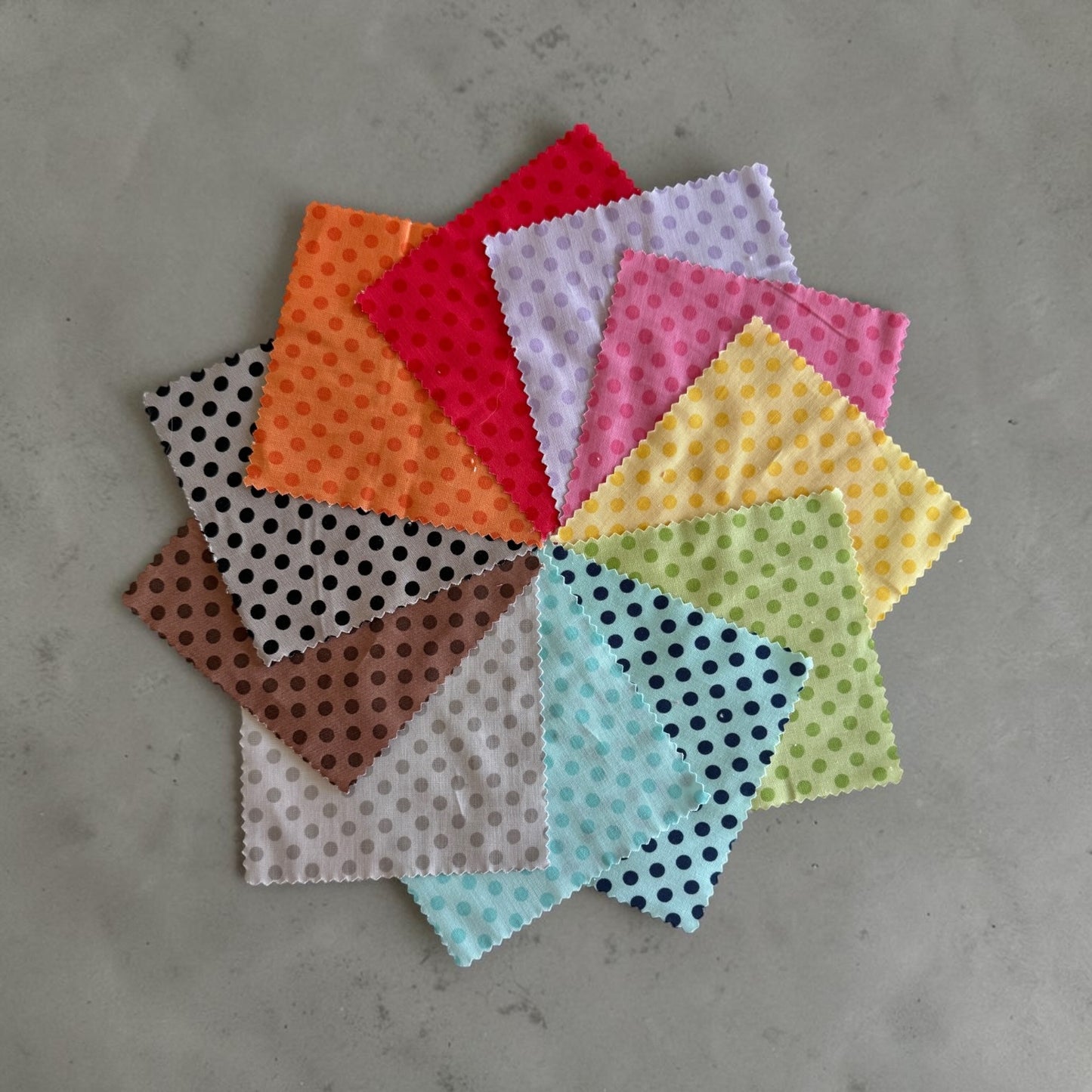 Small Tone on Tone Dots 5" Stacker