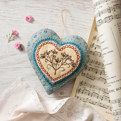 Embroidered Heart Felt Craft Kit *PREORDER*
