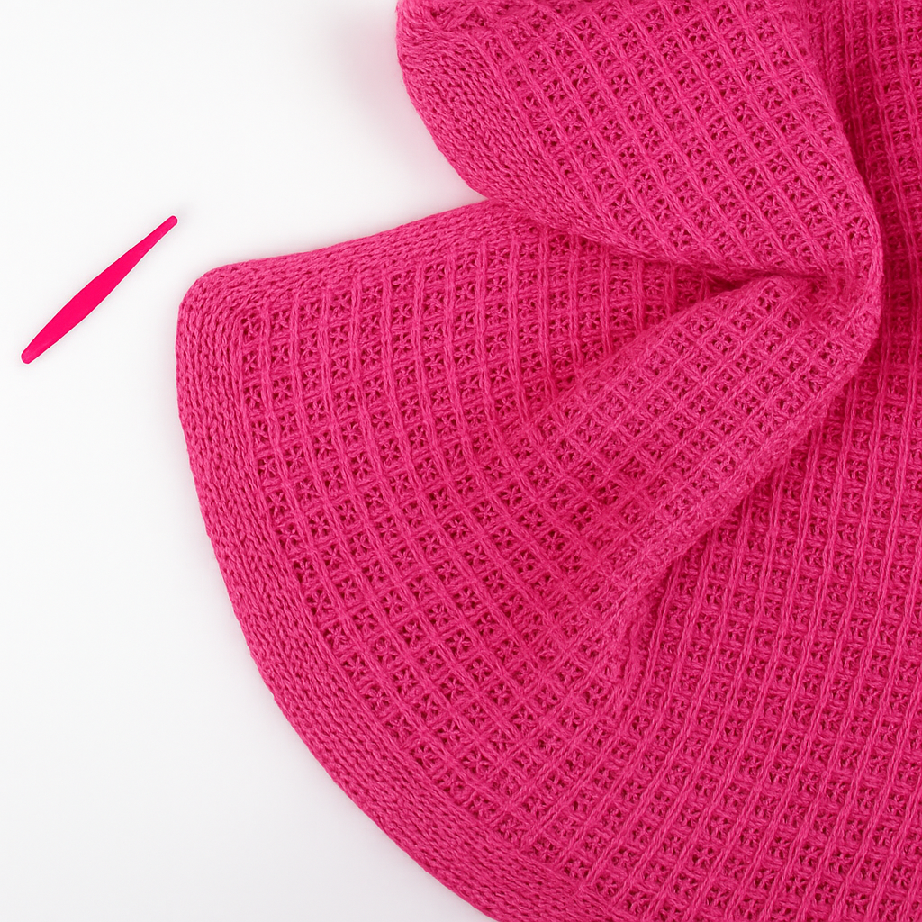 Crochet Waffle Stitch Blanket Kit