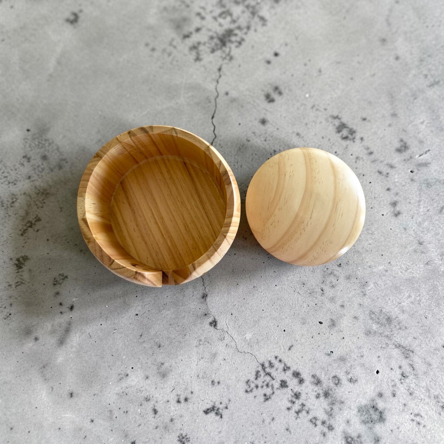 Handcrafted Wooden Yarn Storage Bowl