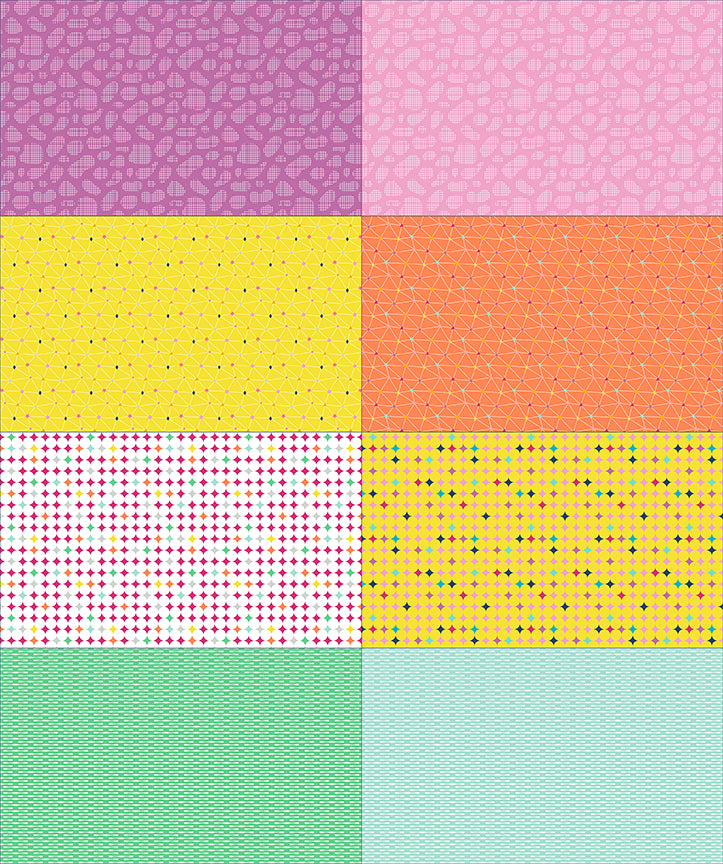 Effervescence 36" x 43" Fat Eighth Panel Yellow