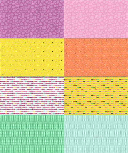 Effervescence 36" x 43" Fat Eighth Panel Yellow