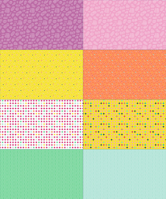 Effervescence 36" x 43" Fat Eighth Panel Yellow