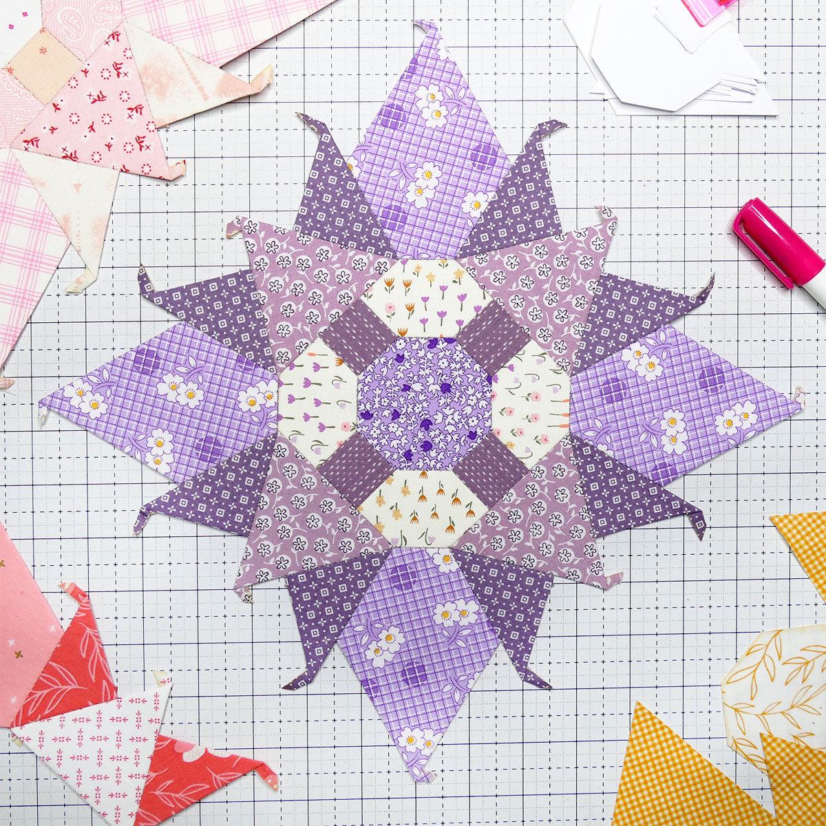 Northstar Quilt Pattern – Patchwork with Busyfingers