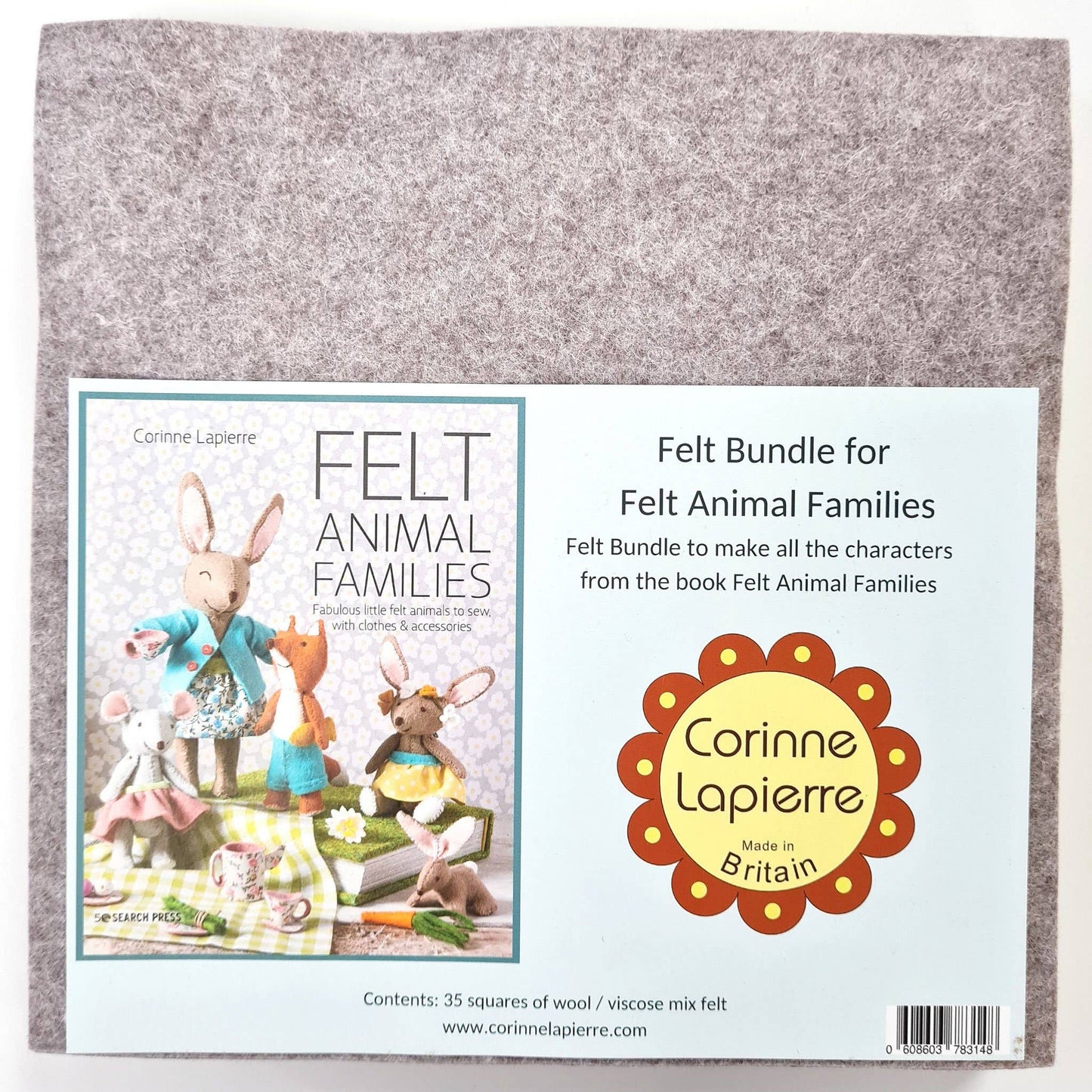 Animal Families Book & Felt Bundle