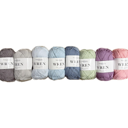 Fiddlesticks Wren Fairy Frost Yarn Set