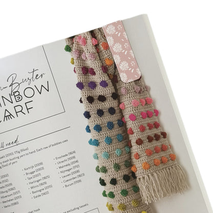 Floral Magnetic Bookmarks Set