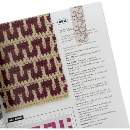 Floral Magnetic Bookmarks Set