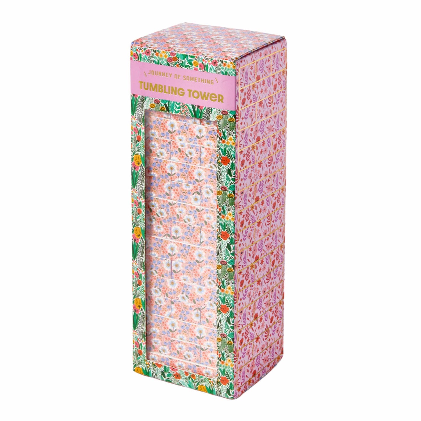 Floral Tumbling Tower Game