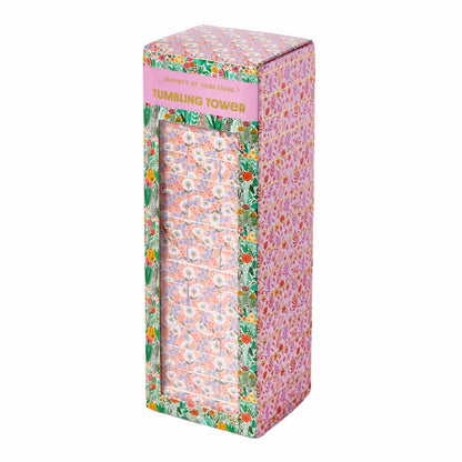 Floral Tumbling Tower Game