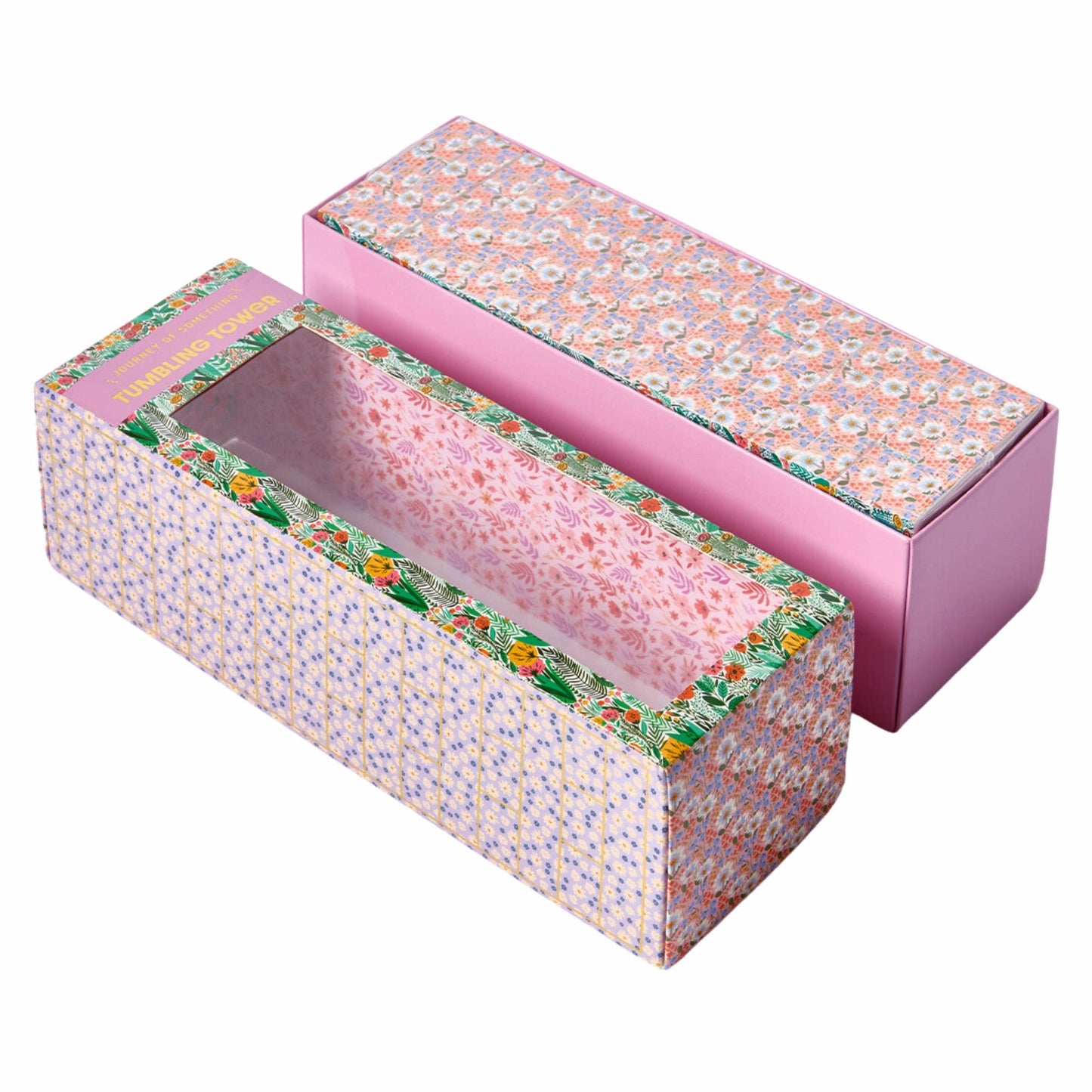 Floral Tumbling Tower Game