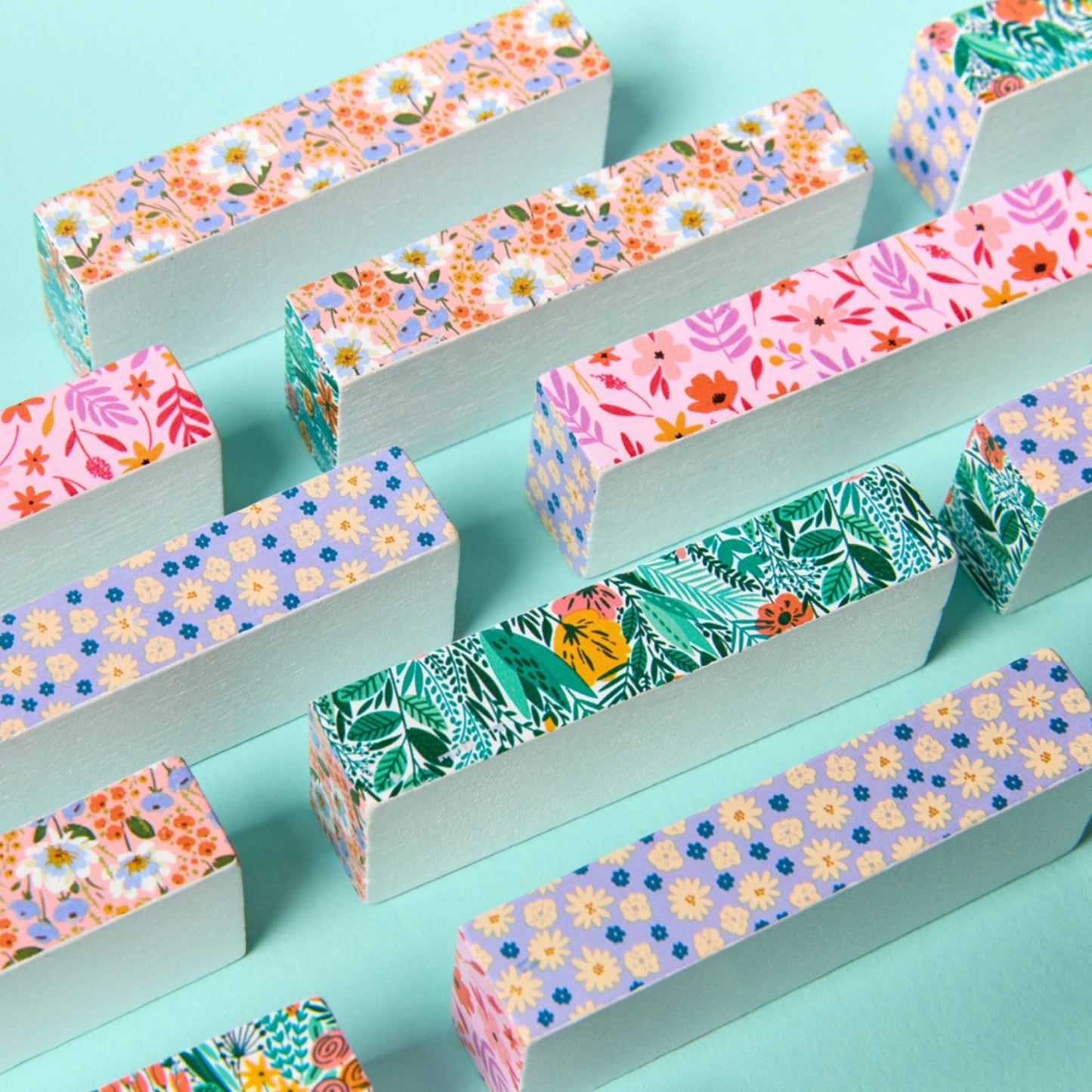 Floral Tumbling Tower Game