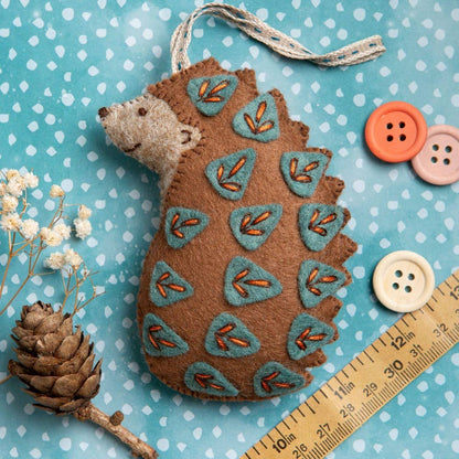Folk Hedgehog Felt Craft Kit