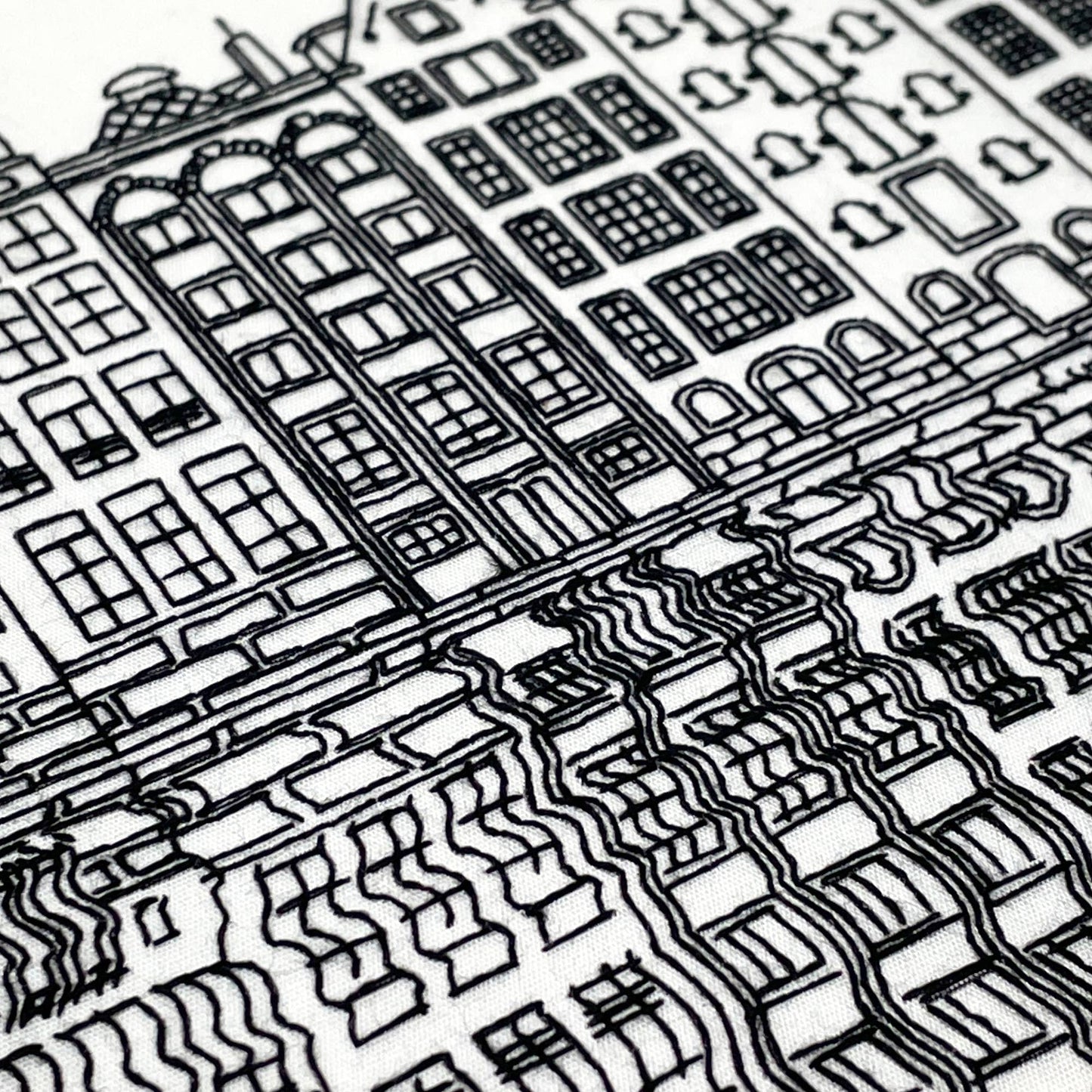 Gingerbread Houses, Amsterdam | Embroidery Kit