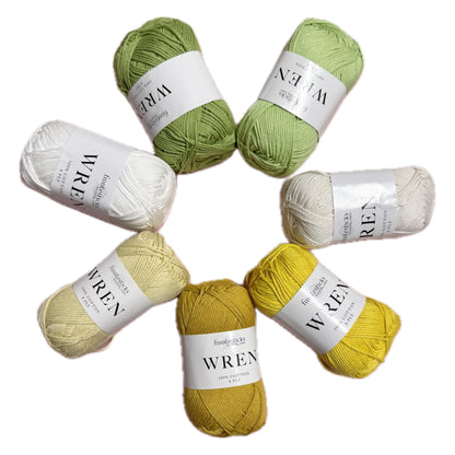 Fiddlesticks Wren Golden Meadow Yarn Set