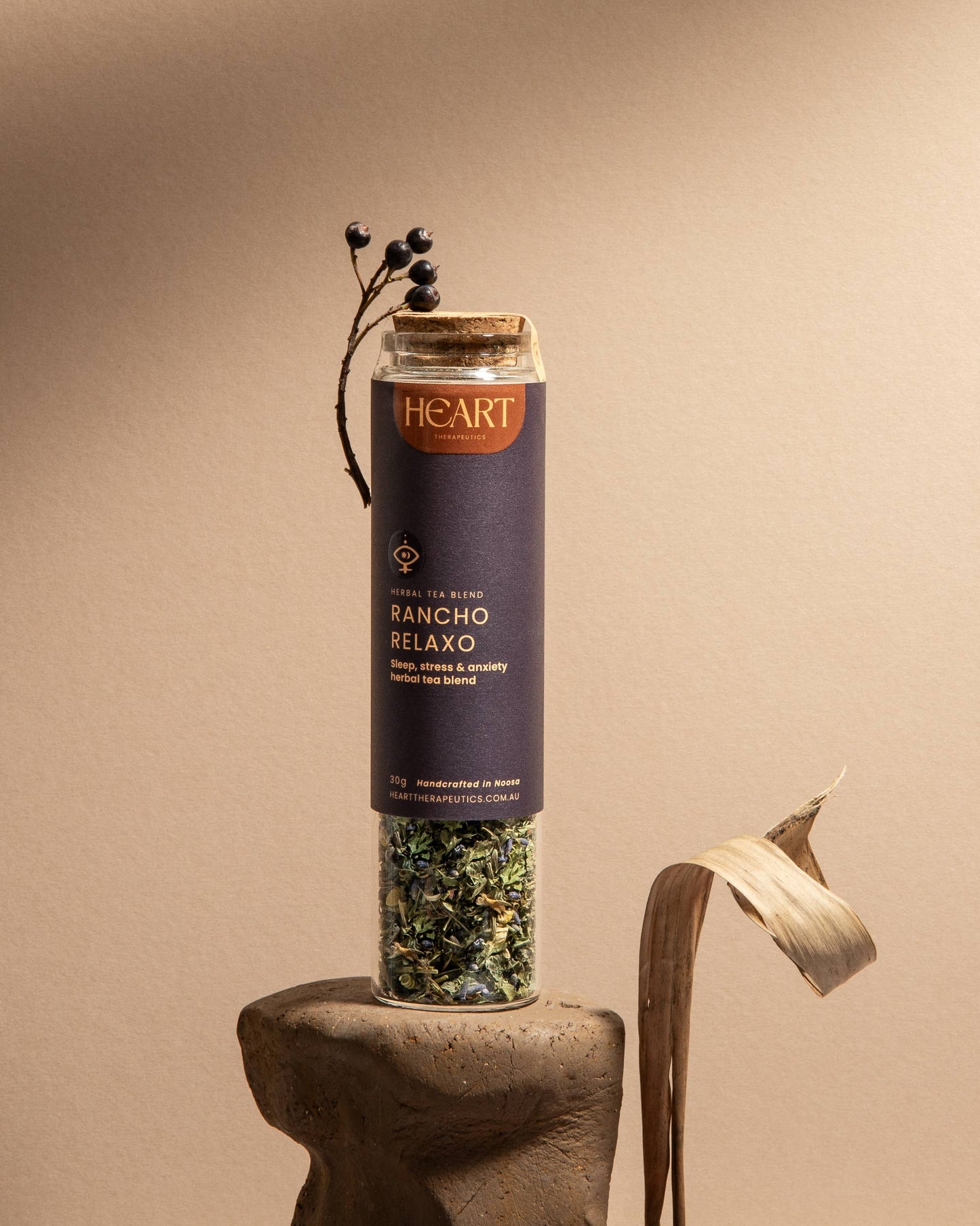 Heart Therapeutics Rancho Relaxo Tea: Sleep, Stress & Anxiety Support: Jar 30g