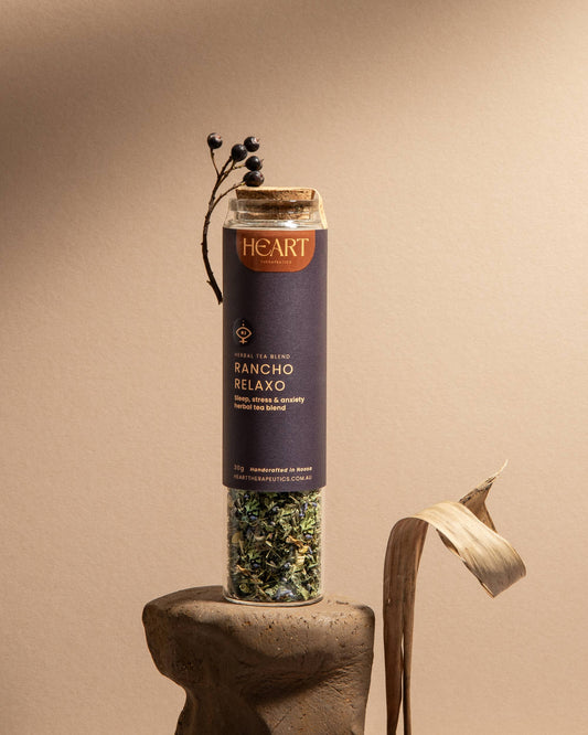 Heart Therapeutics Rancho Relaxo Tea: Sleep, Stress & Anxiety Support: Jar 30g
