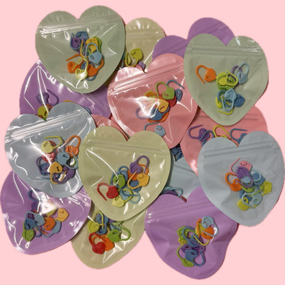 Heart Me Stitch Markers 10pc