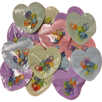 Heart Me Stitch Markers 10pc