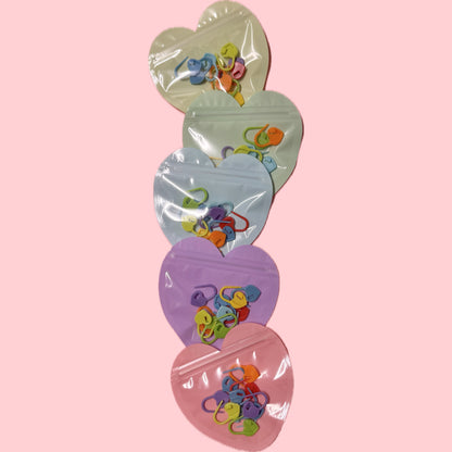 Heart Me Stitch Markers 10pc