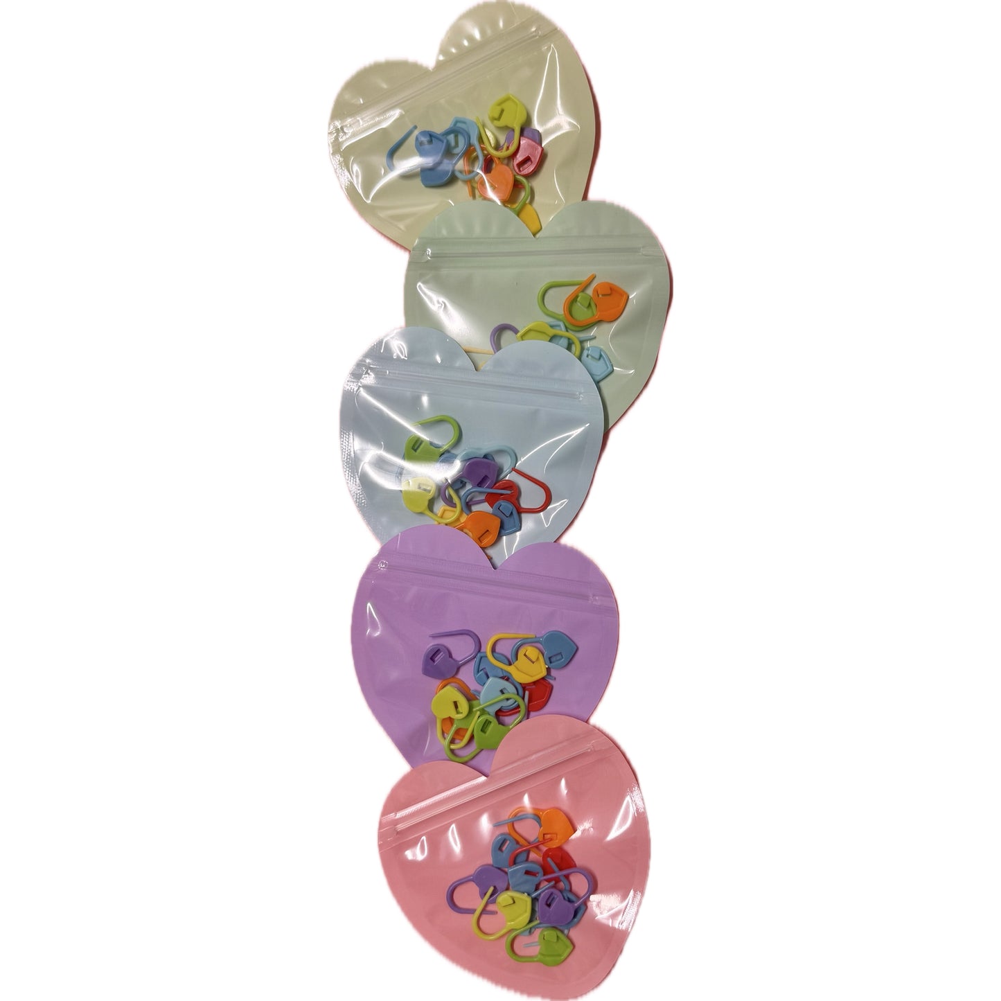 Heart Me Stitch Markers 10pc