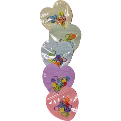 Heart Me Stitch Markers 10pc
