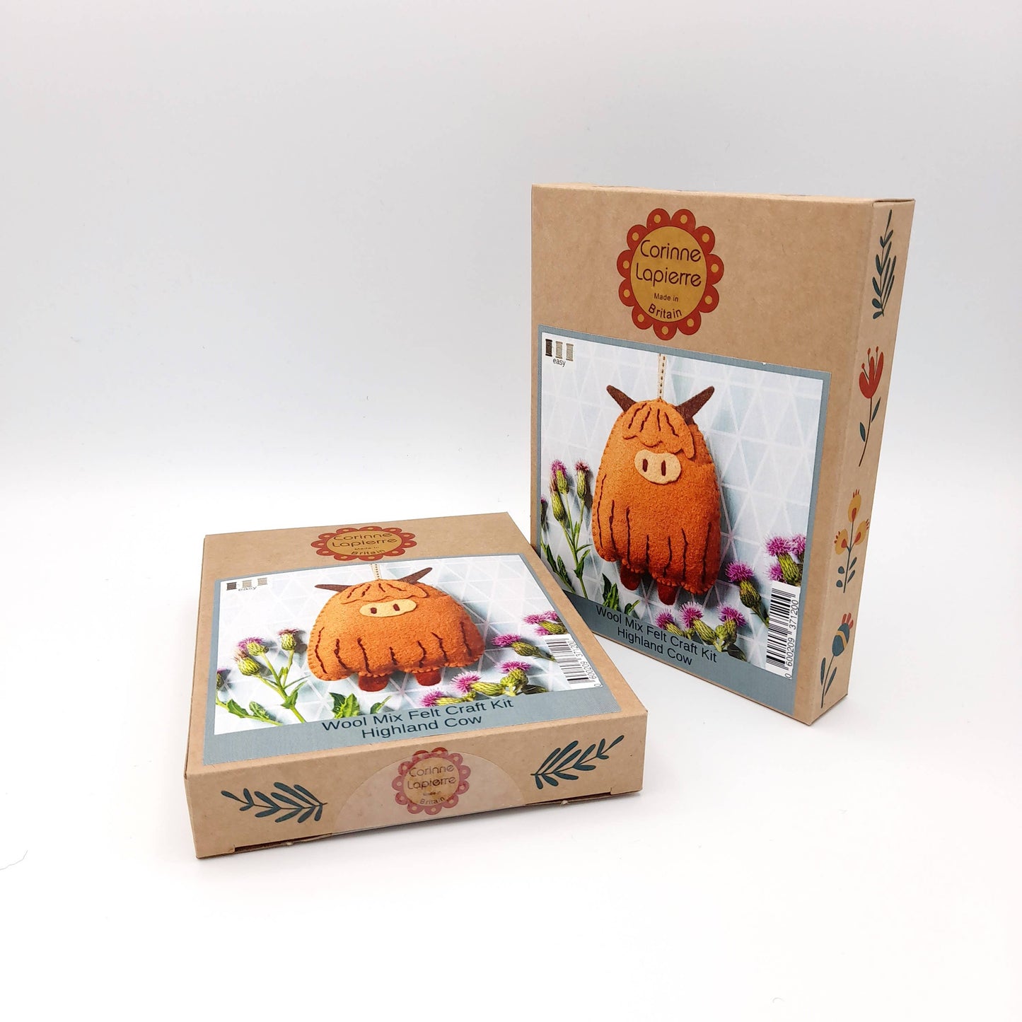 Highland Cow Felt Craft Kit