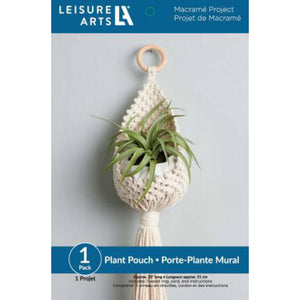 Macrame Plant Pouch Leisure Arts Kit