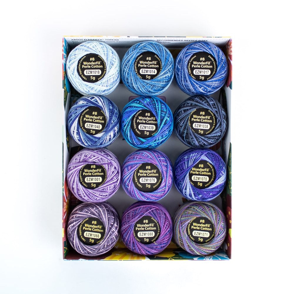 Wonderfil Eleganza #8 Perle Cotton Thread Packs