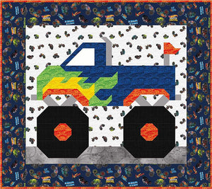 Hot Wheels Monster Truck Quilt Boxed Kit