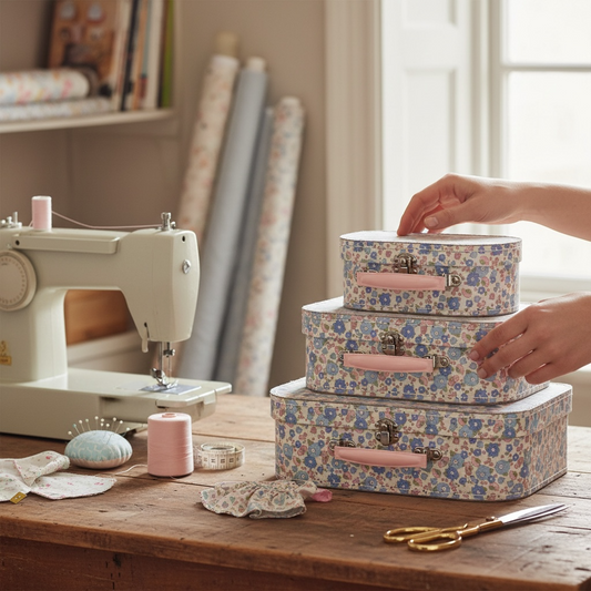 Keepsake Suitcase Collection - Liberty Blue