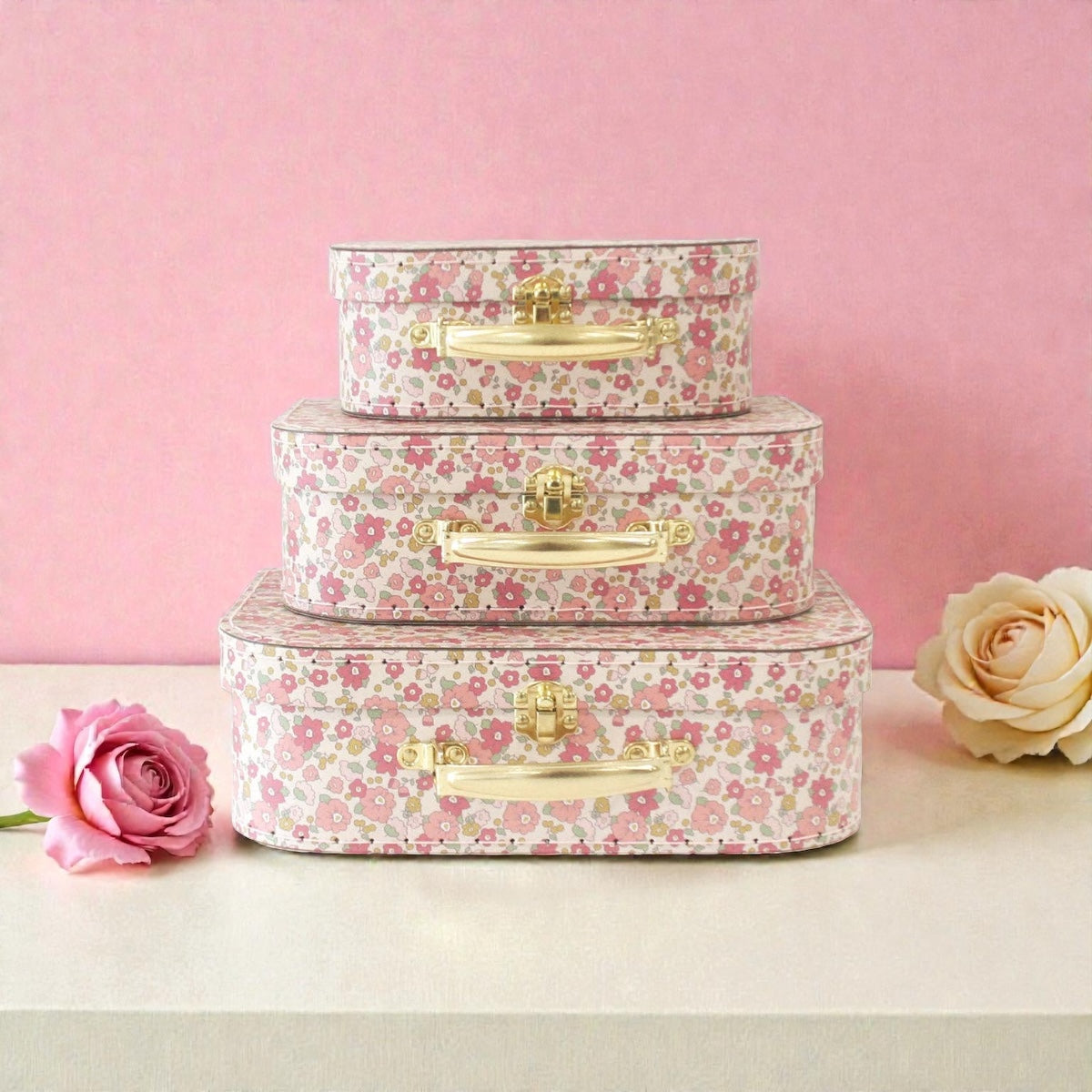 Keepsake Suitcase Collection - Rose Garden
