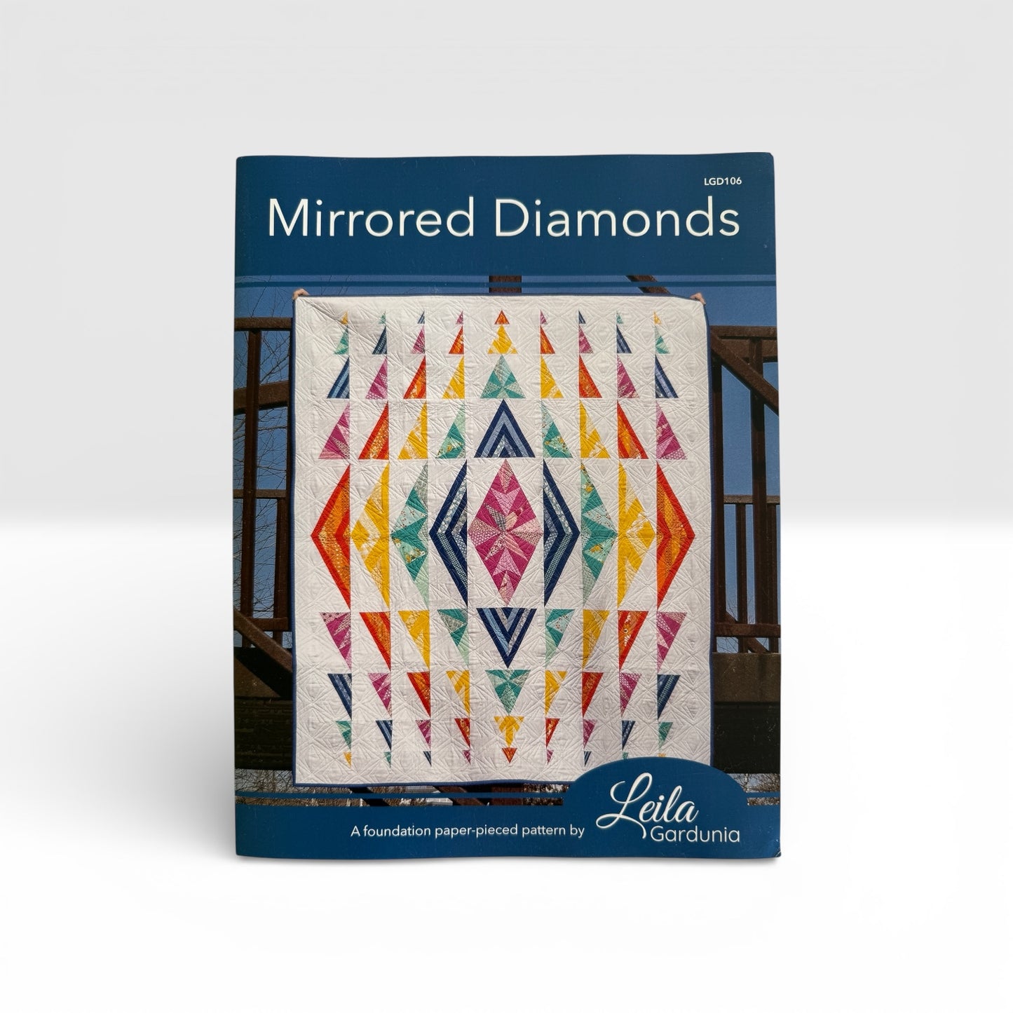 Mirrored Diamonds Foundation Quilt Pattern