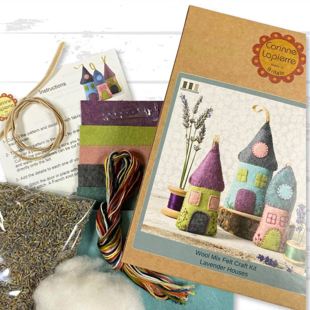 Lavender Houses Felt Craft Kit *PREORDER*