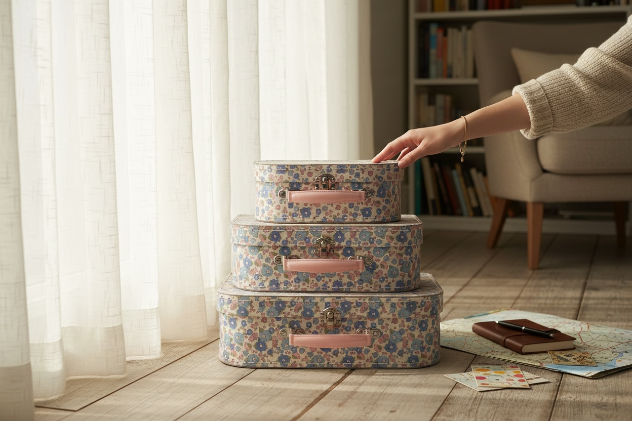 Keepsake Suitcase Collection - Liberty Blue