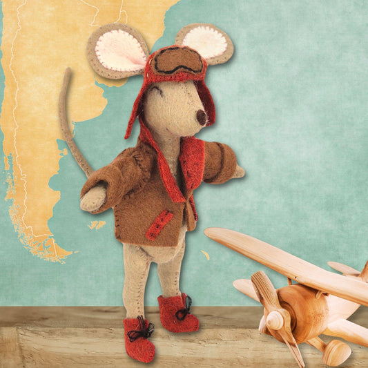 Little Mouse The Aviator Felt Craft Kit
