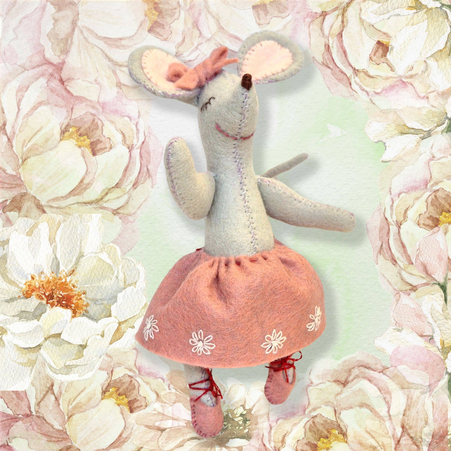 Little Mouse The Ballet Dancer Felt Craft Kit