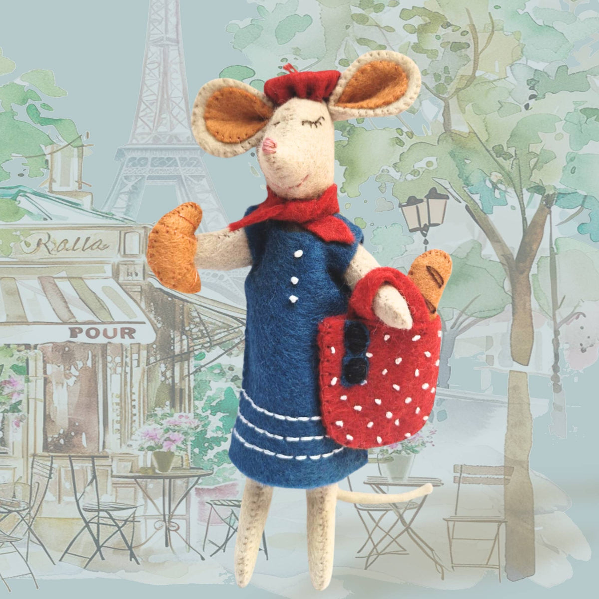 Little Mouse in Paris Felt Craft Kit