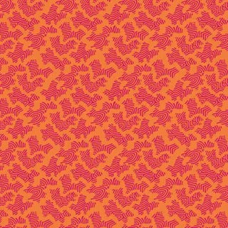 Miscellany Irregular Zebra Orange