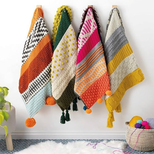 Mix & Match Crochet Blanket Kit