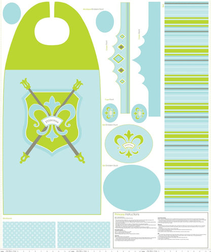Princess Cape Panel Blue