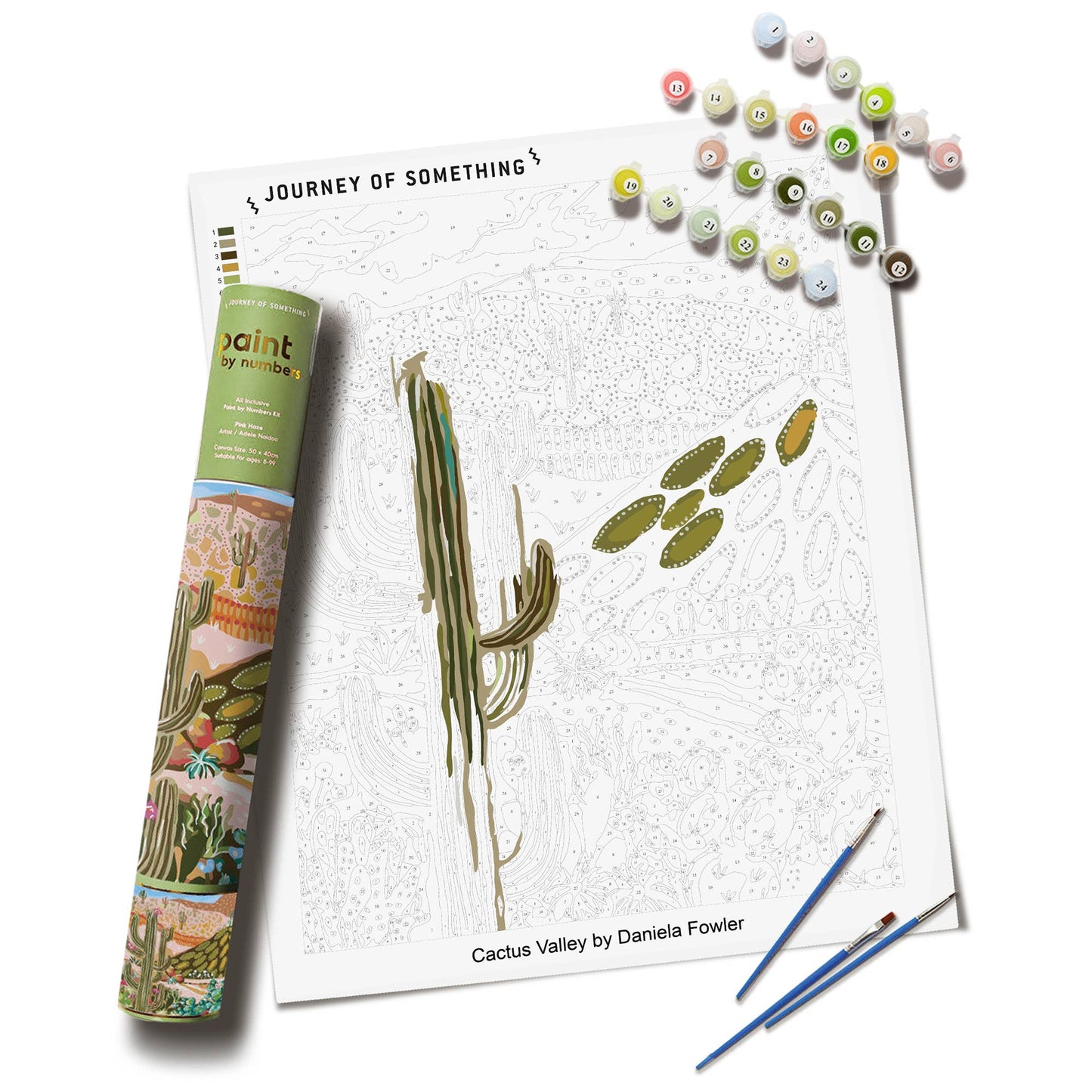 Journey of Something | Paint by Numbers | Cactus Valley