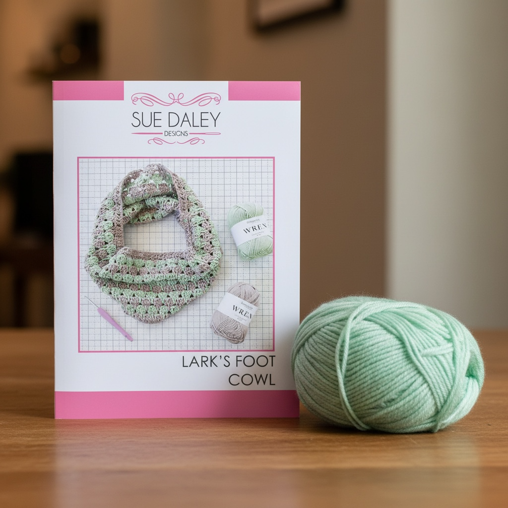 Larks Foot Cowl Printed Pattern