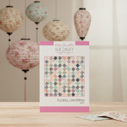 Blumenlaternen-Quiltmuster 