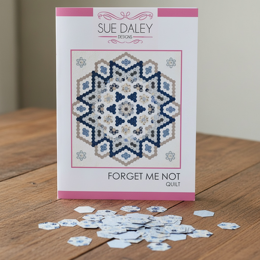 Vergissmeinnicht-Quiltmuster